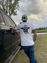 Firefighter Skull with Cigar WHITE