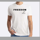 FREEDOM Tee with Charlie signature— Turning Point USA Supporter Shirt (Unisex)