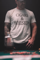 Cigars & Whiskey T-shirt - Cream