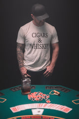 Cigars & Whiskey T-shirt - Cream