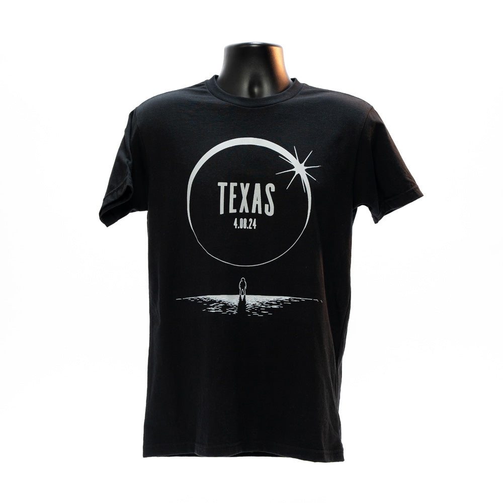 Texas Solar Eclipse T- Shirt Black