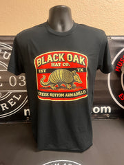 Black Oak w/Red logo on black