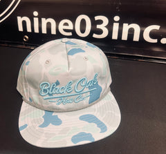 Black Oak 3D Puff on Richardson Snapback 256P Gramps Cap/Saltwater Duck Camo/Charcoal