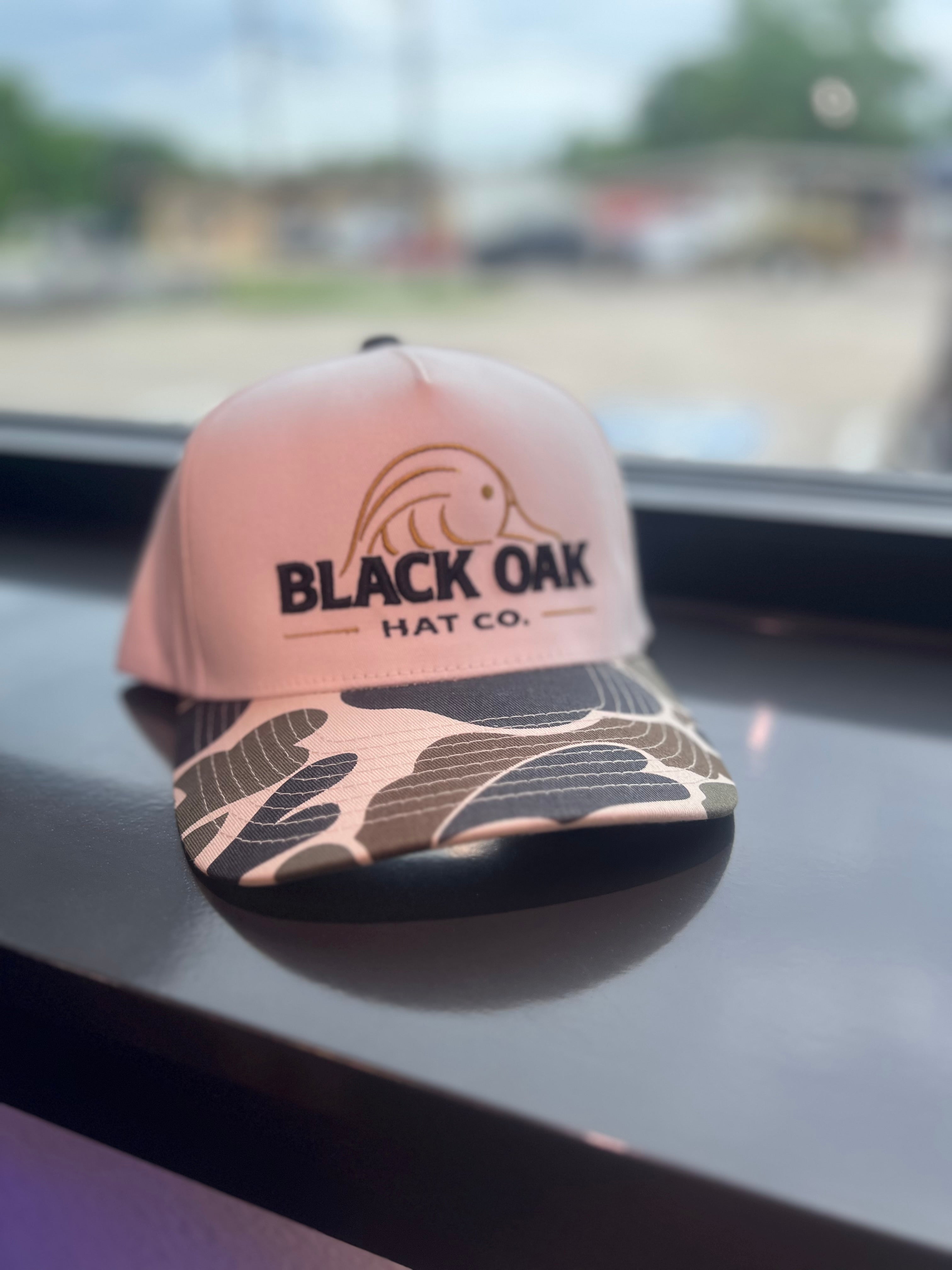 Black Oak 3D Puff embroidery with Duck on PB274 Cambridge High Frame